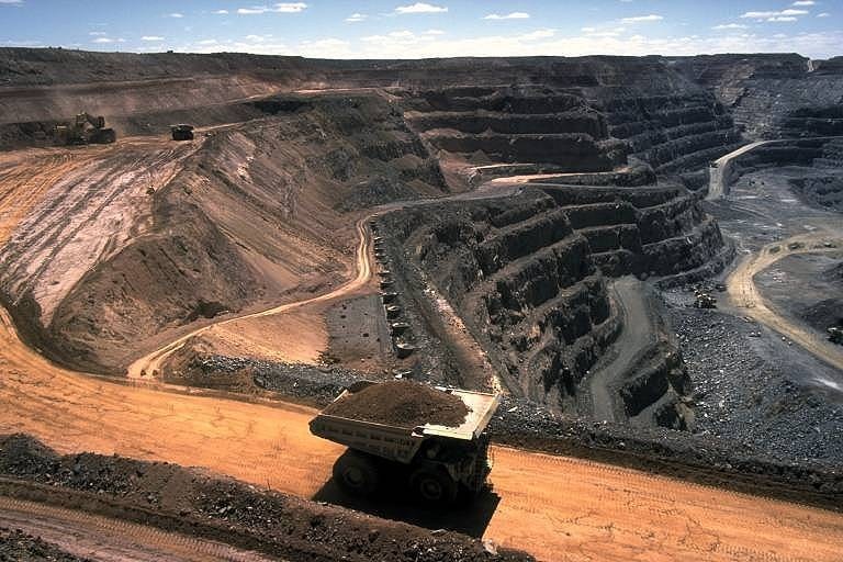 Open-cut mine site in Western Australia